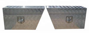 Plaque de contrôle personnalisée robuste de 2.0mm, boîte à outils en aluminium étanche pour <span class=keywords><strong>voiture</strong></span>, camion, stockage UTE avec verrou en T, vente en gros - Product Image 2