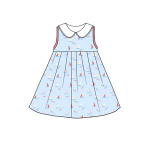 Preorder barca a vela bambini e bambine abiti estivi vestiti all'ingrosso per bambini Boutique prezzo di fabbrica nuovo Design <span class=keywords><strong>abbigliamento</strong></span> di moda - Product Image 3