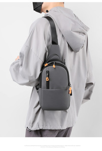 High Good Quality Waterproof Durable Crossbody Custom logo Outdoor Single Shoulder Scratch Proof <b>Chest</b> Bag - Product Image 6