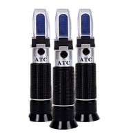 ATC-92H Appareil Portable Précis pour Test Alimentaire Compensation Température Sucre Brix Miel Humidité Réfractomètre
