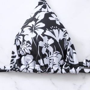 Bikini de Dos Piezas con Cuello en V y Logotipo Personalizado, Traje de Baño Mini Micro para Mujer - Product Image 5