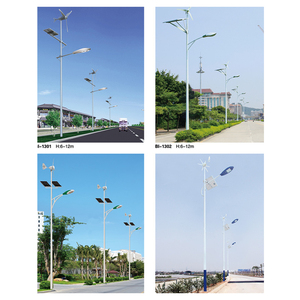 Lampadaire Solaire Personnalisable avec Complément Éolien, Système d'Éclairage Extérieur Haute Efficacité pour Jardin, Indice de Protection IP65, 120 Lumens - Product Image 5