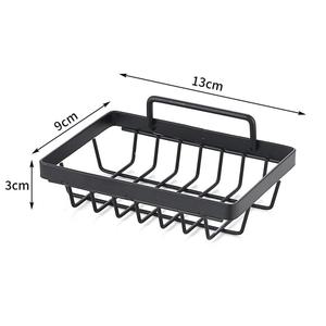 Étagère d'angle murale pour douche, support de rangement de salle de bain en métal, organisateur adhésif sans perçage - Product Image 3