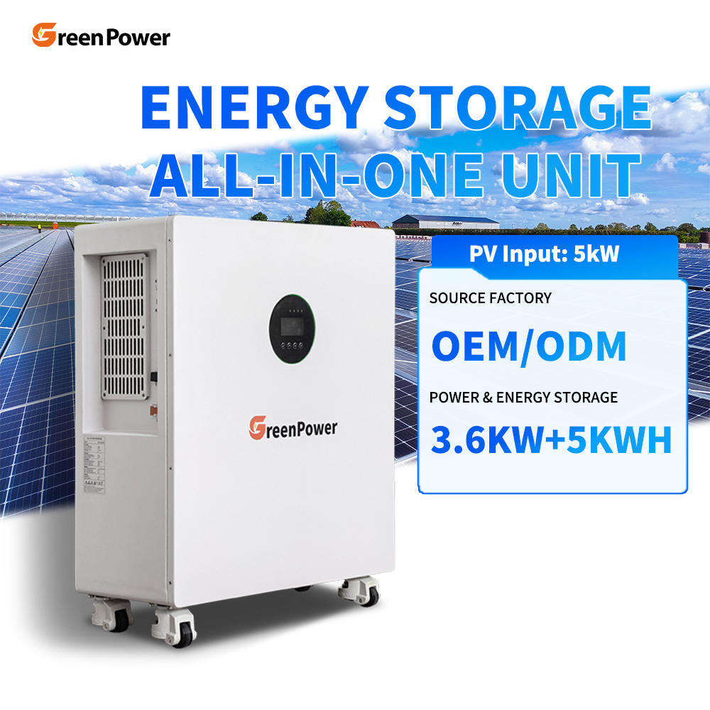 3.6kW Hybrid Solar Inverter All In One Energy Storage System 5kWh Lithium Battery Off Grid Home Power Storage System · image 1