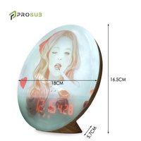 Prosub Großhandel Simulation Sunrise Sublimation Farbe Weck lampe Digitaler Wecker Mit FM Radio Sublimation Wakeup Lampe
