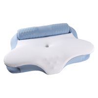Taie d'oreiller personnalisée avec logo couleur, forme papillon, lavable, moderne, longue durée de vie, anti-ronflement, pour dormeurs sur le côté et sur le dos, en mousse à mémoire de forme cervicale