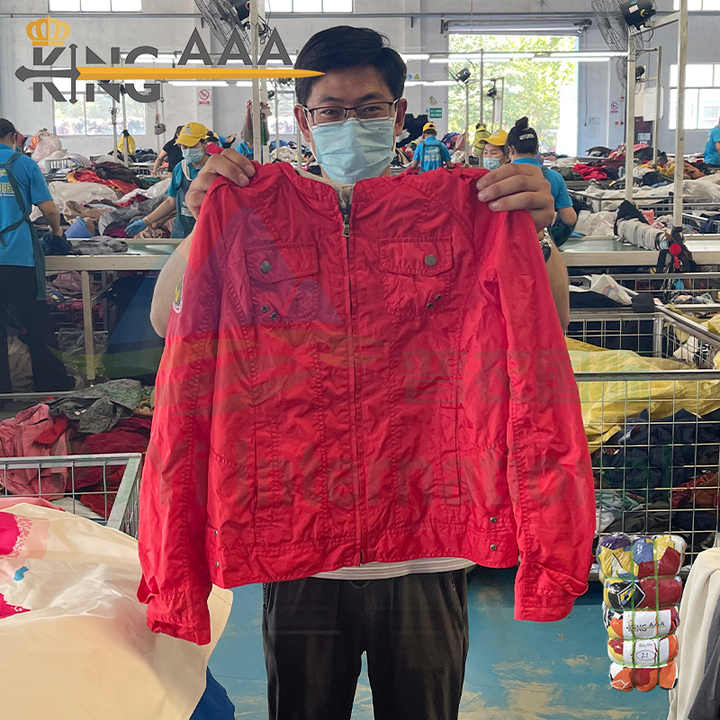 New Arrival Women Hip Hop Second Hand Clothes Jacket Fashion Branded Used Clothing Cotton Streetwear in Vip Bales