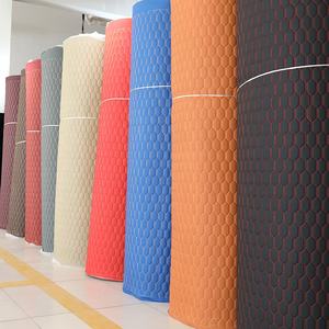 <span class=keywords><strong>Mousse</strong></span> de cuir brodé en lot de pièces, design en vogue, pour tapis de sol de voiture, paquet de rouleaux - Product Image 3