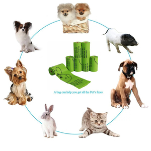 שקיות קומפוסט מתכלות לפסולת כלבים, עשויות PLA, עם אפשרות להתאמה אישית של לוגו ודוגמאות, סיטונאי ציוד לחיות מחמד - Product Image 6