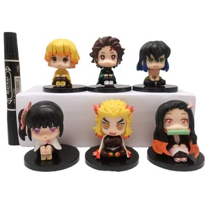 Set di 6 Personaggi <span class=keywords><strong>Anime</strong></span> in PVC Wise con Tanjirou, <span class=keywords><strong>Nezuko</strong></span>, Zenitsu, Inosuke - Versione Q per Età 5+ - Product Image 5