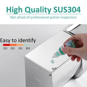 Ingrosso scatola di tessuto di alta qualità in acciaio inox 304 doppio doppio rotolo di carta <span class=keywords><strong>per</strong></span> <span class=keywords><strong>WC</strong></span> con posacenere - Product Image 3