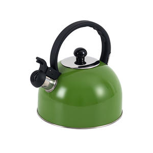 Bouilloire sifflante en acier inoxydable, théière verte pour cuisinière à induction, eau bouillante rapidement pour la maison et la cuisine - Product Image 1