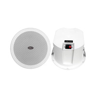 Haut-parleur de plafond passif dynamique 4 pouces 6W pleine gamme 70V 100V pour système de sonorisation avec fixation au plafond