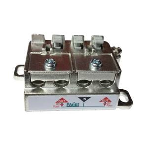 Répartiteur de signal vidéo 2 voies en métal Fracarro série PAM pour les bandes TV et satellite - Product Image 1