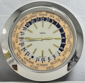 Siêu Chất Lượng Đồng Hồ Treo Tường Trang Trí Nội Thất Logo Kim Loại Tùy Chỉnh Đồng Hồ Treo Tường Đồng Hồ Với Sáng Tay Và Số - Product Image 5