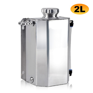 Tanque de Expansión de Aleación de Aluminio de 2L, Universal para Autos, Recipiente de Refrigerante para Mejora y Reequipamiento - Product Image 1