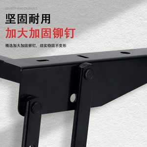 Mesa de centro Yuyao con estructura elevadora plegable negra ajustable con amortiguación para mesa de centro - Product Image 1
