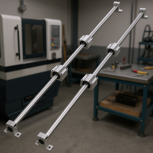 Juego de rieles de guía lineal SC16 de 1000 mm, 2 piezas, con bloques deslizantes y soportes de riel para máquinas CNC DIY - Product Image 2