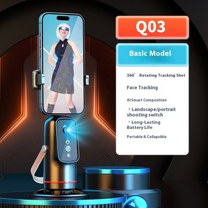 Novo telefone móvel dobrável com rotação de 360 graus AI Pan/Tilt Face Recognition Live Tracking Shooting Bracket - Product Image 5