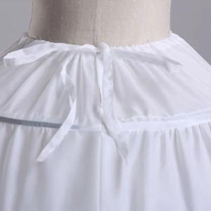 Nouvelle Jupe de Mariée 2025, Crinoline à 6 Cerceaux de 95 cm, Blanche, Technique à Volants, Longue, 100% Polyester - Product Image 5