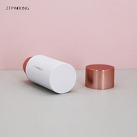 Vide Bâton Blush Conteneur Twist up Tube Blush Stick Conteneur 6g Snap on Blush Stick Blanc Mat Sérigraphie