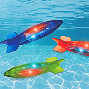 Lucky Toys Swimming Poor Play Set Light-Up Torpedo Toys Dive Torpedo avec lumières pour <span class=keywords><strong>le</strong></span> plaisir de la natation - Product Image 1