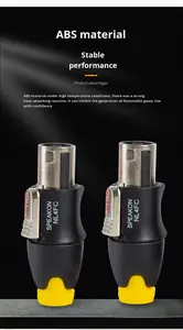 Usper <span class=keywords><strong>Speakon</strong></span> NL4Fx OEM аудио усилитель мощности Акустический кабель Разъемы заводской металлический 4-полюсный штекер с 4 P штырями - Product Image 5