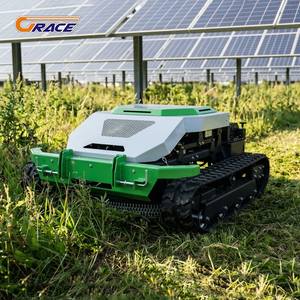 Tondeuse à gazon robotisée télécommandée, homologuée CE EPA, pour tous terrains, avec chenilles en caoutchouc agricoles - Product Image 3