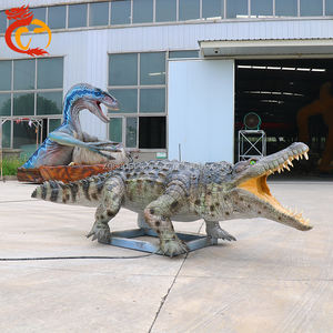 Modelo de Animal Animatrónico, Escultura de <span class=keywords><strong>Cocodrilo</strong></span>, <span class=keywords><strong>Robot</strong></span> Mecánico Eléctrico de Gran Escala, Tamaño Real, para Actividades de Zoológico - Product Image 6