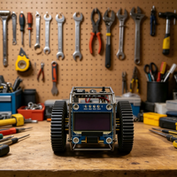 Kit de robot d'exploration de bureau intelligent DIY avec module de commande de moteur DC bidirectionnel L298N fabriqué en Chine