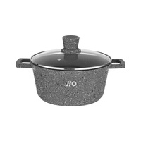 Panci Masak Casserole UCCLIFE OEM 24cm Seri Diamond Kecil Anti Lengket Panci Sup Aluminium Peralatan Masak