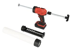 AKX Pistolet à calfeutrer électrique industriel pour bricolage Pistolet à mousse sans fil à piles Construction Baril <span class=keywords><strong>en</strong></span> aluminium OEM Support personnalisé - Product Image 3