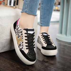 Zapatos Deportivos Casuales Planos y Transpirables para Mujer, Estilo Skateboard con Cordones, Forro de Algodón, Estilo para Caminar, Tendencia de Moda - Product Image 3