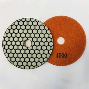 Tampons à main de polissage à sec diamant en nid d'abeille de 5 pouces, vente directe en usine - Product Image 6