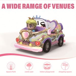 Coche de Diversión Eléctrico Cuadrado para Niños, Coche de Choque Eléctrico Luminoso para Niños, Equipo de Entretenimiento para Puestos de Mercado Nocturno - Product Image 2