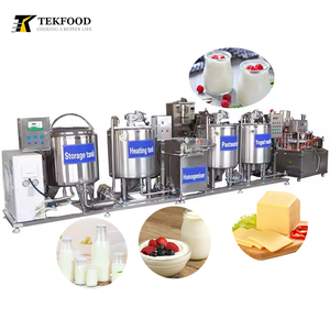 Tekfood nhà máy quy mô nhỏ tự động pho mát VAT Mozzarella Margarine làm cho máy ép pho mát sữa dây chuyền sản xuất - Product Image 4