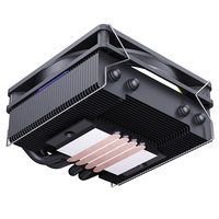 SNOWMAN 90mm 4Pin PWM Ventilateur CPU Refroidisseur 4Heatpips Pression Air Refroidissement Radiateur En Aluminium Compatible LGA115x/1200/1700 AM4 AM5 Cas