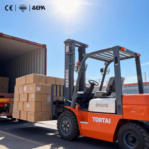 PENGIRIMAN GRATIS Mini Forklift 1.5 Ton 2 Ton 3 Ton 5 Ton Forklift Diesel Forklift Gudang dengan Perlengkapan - Product Image 2