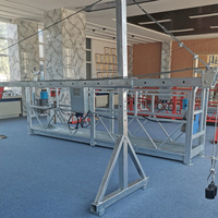 Plateforme suspendue autoportante pour travaux de construction, échafaudage suspendu électrique ZLP