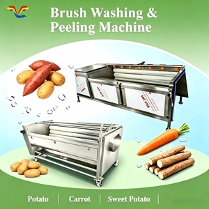 Multifunctional with high quality Food Processing Industrial Fruit and <b>Vegetable</b> Washing Machine - Product Image 1