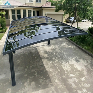 Auvent de voiture anti-décoloration, auvent en aluminium avec toit en polycarbonate pour abri de véhicule, auvent solaire pour <span class=keywords><strong>Audi</strong></span> - Product Image 2