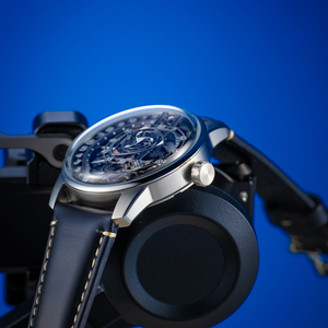 Orologio meccanico con <span class=keywords><strong>rotore</strong></span> dal Design originale obblvlo da uomo con cinturino in carbonio forgiato luminoso ad alta tecnologia JM-ROTOR - Product Image 5