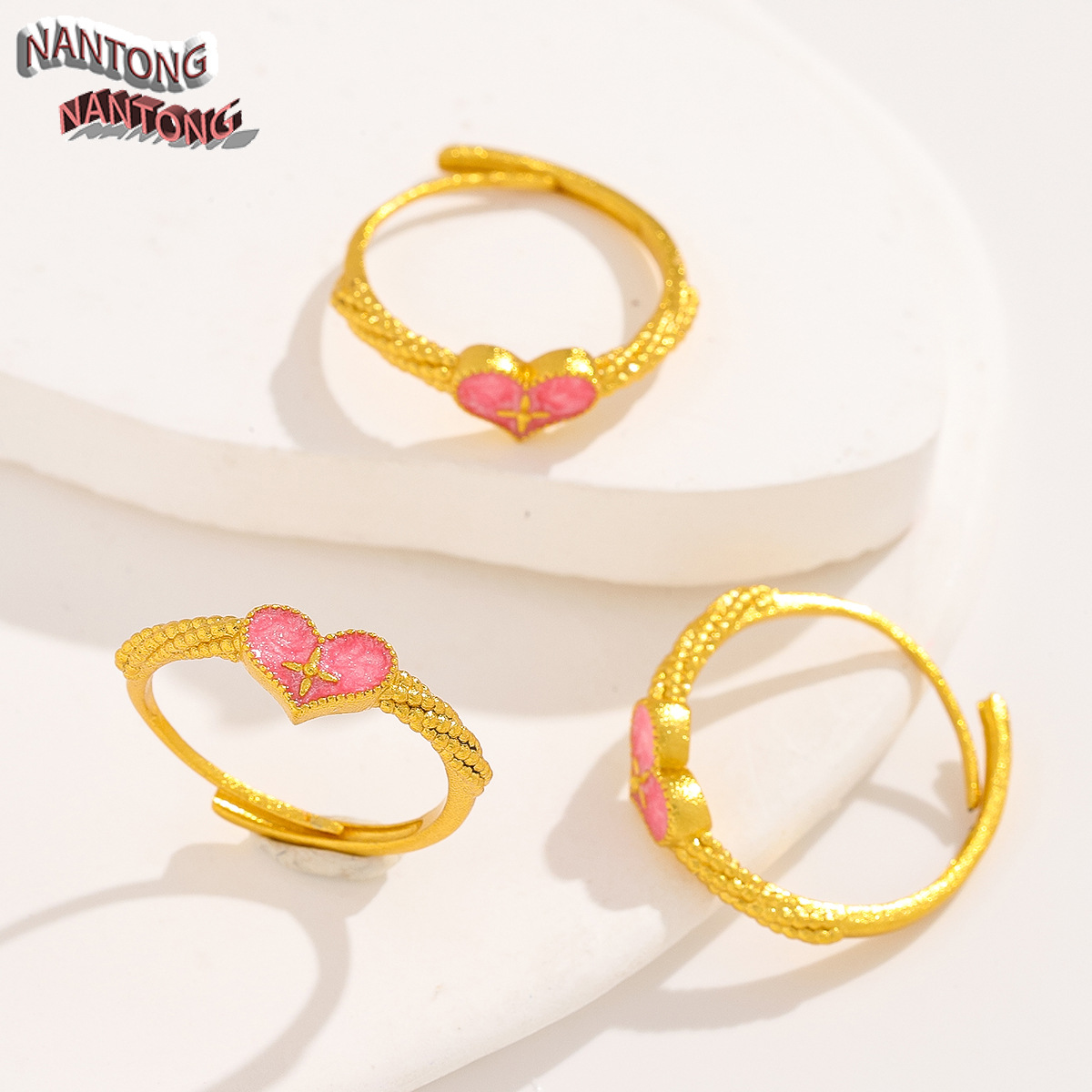 7 style coeur rose