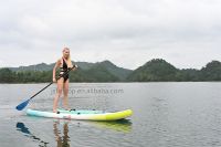 Chine gros CE Paddle Board Gonflable Stand Up SUP Surfboards avec fenêtre transparente
