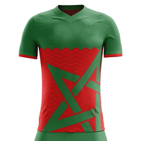 Maillot de football de l'équipe nationale du Maroc pour la saison 2021 2022 2023, personnalisable, qualité thaïlandaise