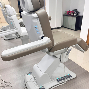 طاولة علاج بأربعة محركات، طاولة كهربائية قابلة للرفع، كرسي للعناية بالوجه وطب القدم، أثاث صالون تجميل فاخر وعصري على الطراز الأوروبي - Product Image 2
