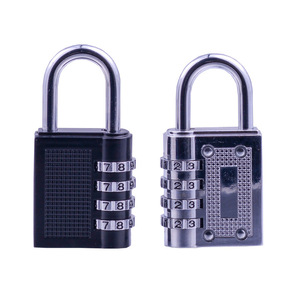 Candado mecánico de combinación de 4 dígitos, candado rectangular de aleación de zinc para equipaje, casillero de gimnasio, antirrobo HB04 - Product Image 3