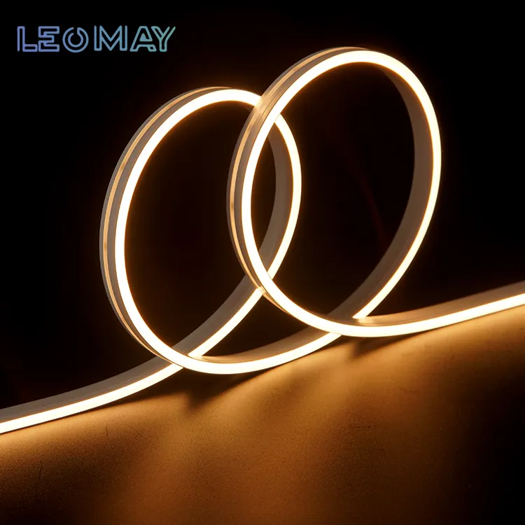 LEOMAY Fabricant Vente en gros 24V étanche Rgbic Décoration Flex Soft Led Neon Strip Rope Lights pour mur