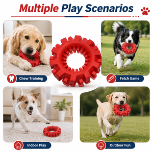 Giocattoli per Cani OEM Resistenti, Anello in Gomma Naturale, Giocattolo da Masticare Indistruttibile per Cani di Taglia Media/Grande - Product Image 5