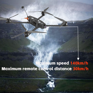 D15-V2 tốc độ cao đua <span class=keywords><strong>Drone</strong></span> 140 km/h 30km phạm vi 6kg tải trọng với điều khiển từ xa cho chuyên nghiệp bay không người lái đua - Product Image 3